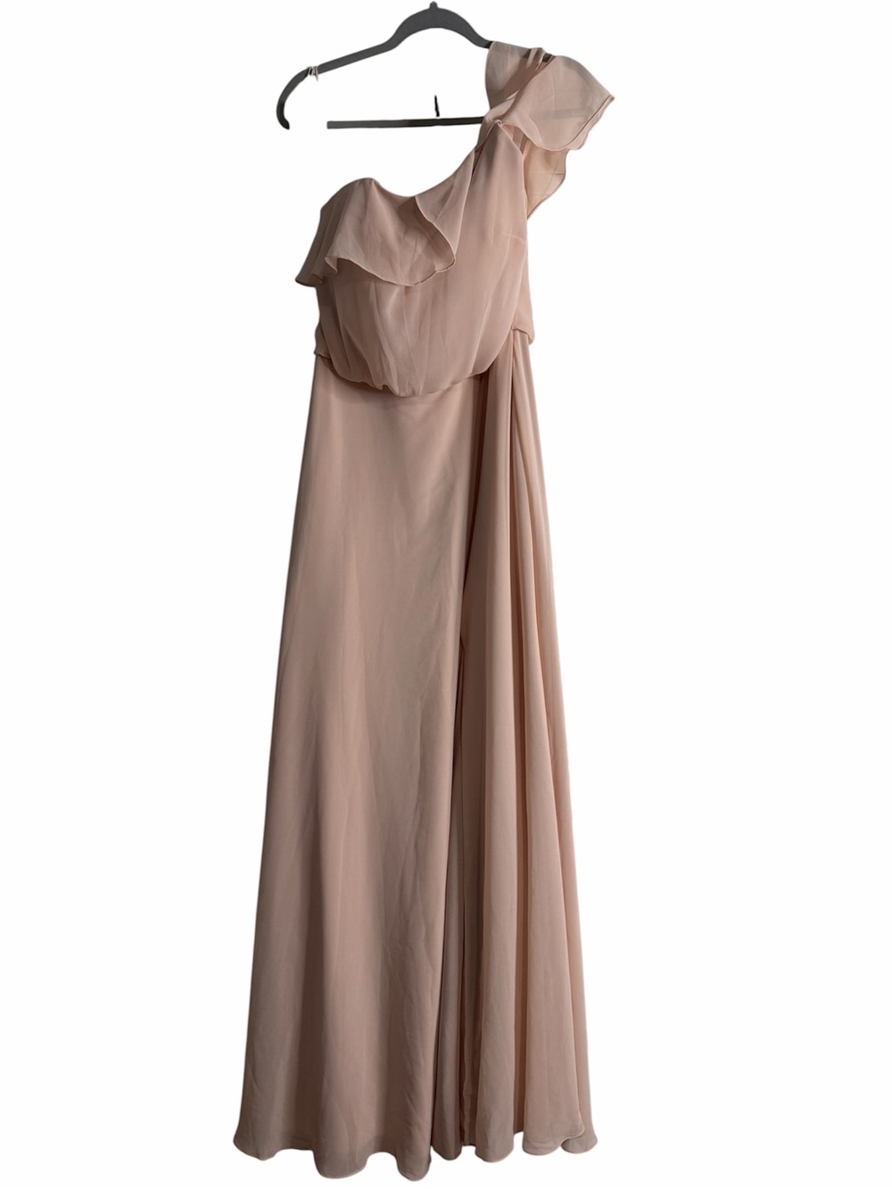 Morilee by Madeline Gardner Blush One Shoulder Bridesmaid Gown Wedding Prom